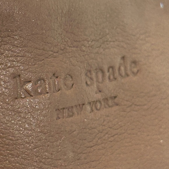 Kate Spade New York Leather Hobo Shoulder Bag Purse Brown Gold Tone Hardware - Picture 4 of 16